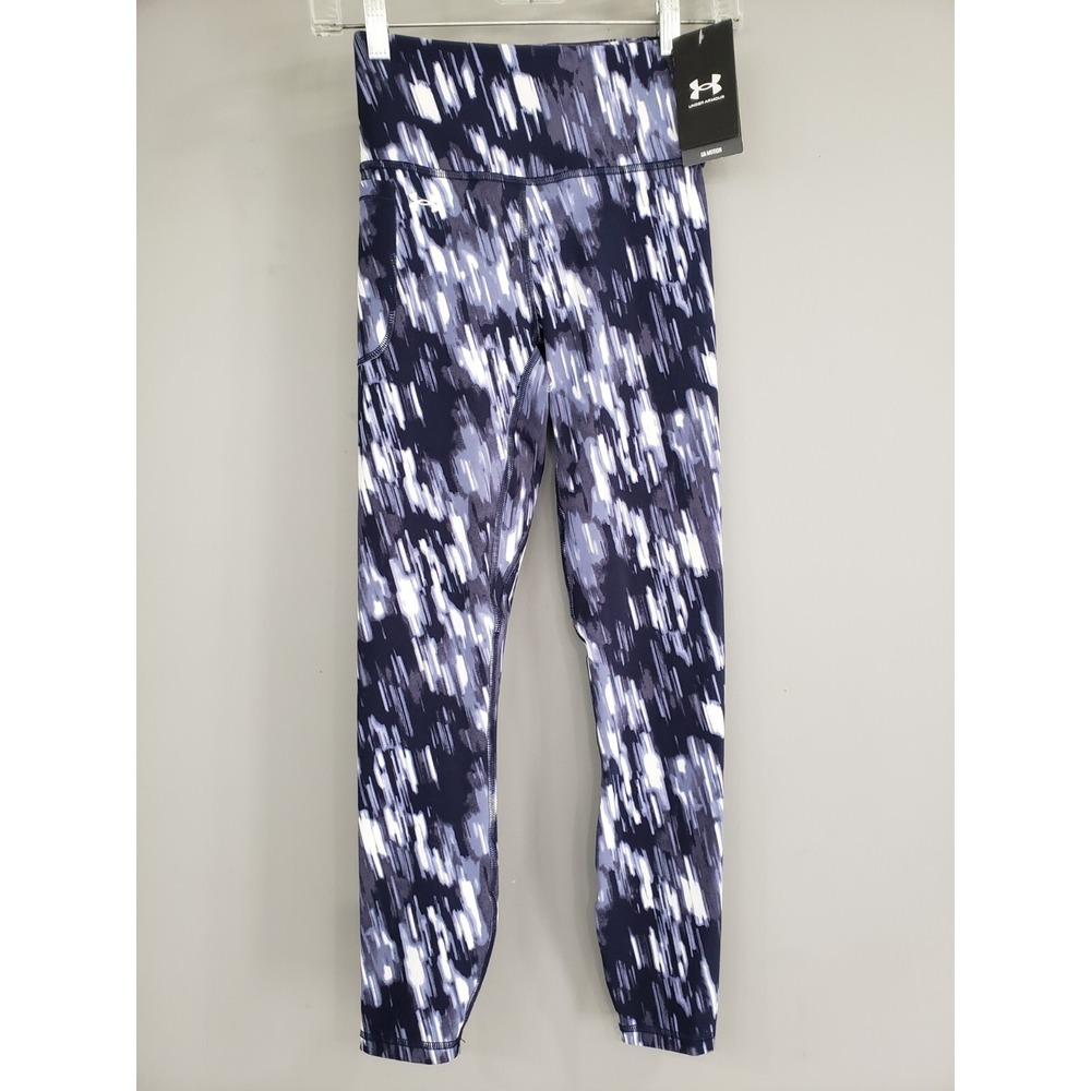 NEW HAS POCKET XS Fitted Motion Ankle Leggings Under‎ ARmour Gym RUnning Yoga